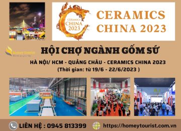 CERAMICS CHINA 2023 – Hội chợ Công nghệ Gốm Sứ, Gốm sứ xây dựng và Thiết bị Vệ Sinh