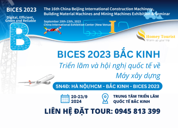 Hội chợ quốc tế về Máy xây dựng, Máy SX VLXD, Máy khai thác mỏ và xe tải – BICES 2023 tại Bắc Kinh