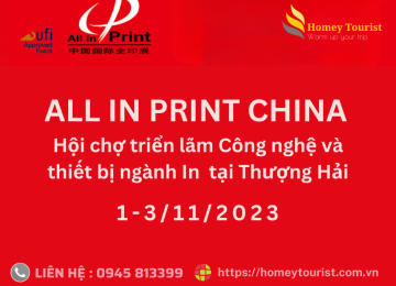 All in Print 2023 – Hội chợ triển lãm Công nghệ và thiết bị ngành In tại Thượng Hải