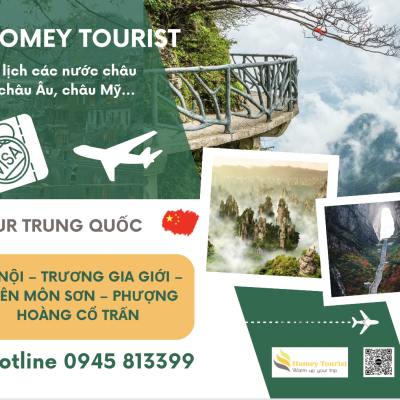 TOUR TRUNG QUỐC : HÀ NỘI – TRƯƠNG GIA GIỚI – THIÊN MÔN SƠN – PHƯỢNG HOÀNG CỔ TRẤN ( 5N4D )