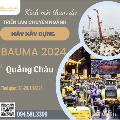 BAUMA CHINA 2024 – HỘI CHỢ MÁY XÂY DỰNG 2024