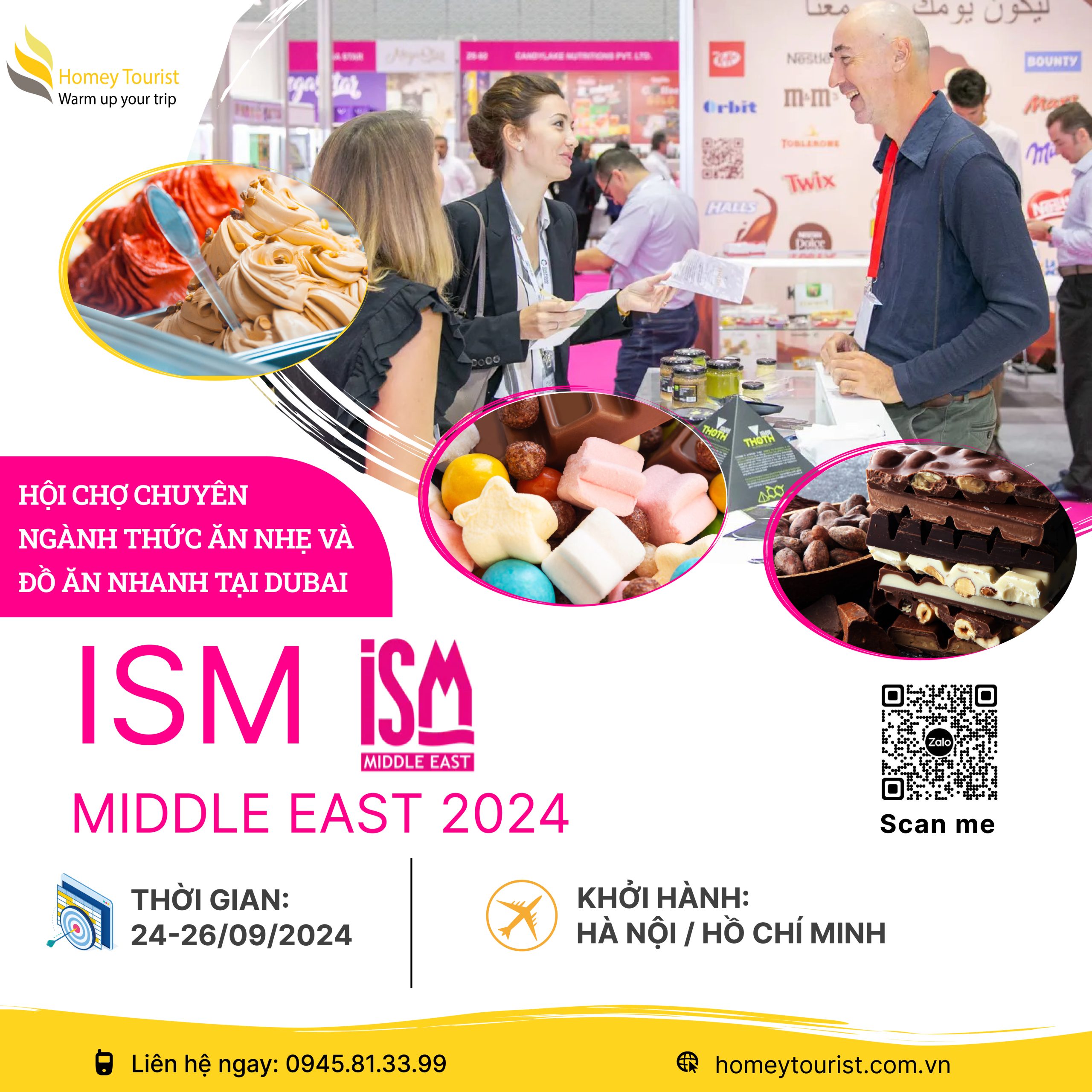 ISM Middle East 2024 Hội chợ chuyên ngành Thức ăn nhẹ & Đồ ăn nhanh