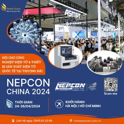 NEPCON CHINA 2024 – Hội chợ công nghiệp điện tử và thiết bị sản xuất quốc tế lần thứ 32