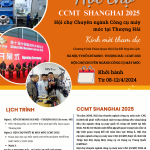 Thư Mời Tham Dự Hội Chợ CCMT 2025 – Hội Chợ Chuyên Ngành Thiết Bị Máy Móc CNC Tại Thượng Hải