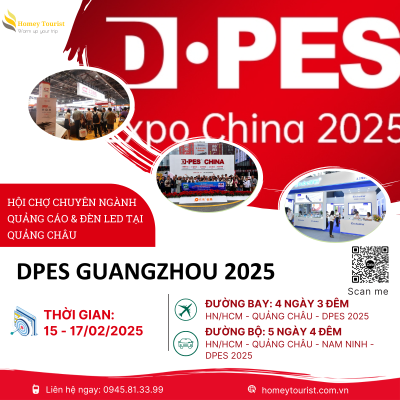 DPES 2025 – Hội Chợ Chuyên Ngành Quảng Cáo, Đèn LED Quốc Tế Tại Quảng Châu (Đường bay)