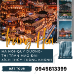 TOUR TRUNG QUỐC: HÀ NỘI – QUÝ DƯƠNG – THỊ TRẤN MAO ĐÀI – XÍCH THỦY – TRÙNG KHÁNH – QUÝ DƯƠNG – HÀ NỘI