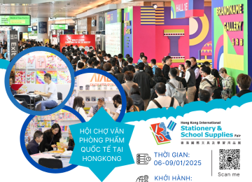 Hong Kong International Stationery & School Supplies Fair 2025 – Hội chợ Văn Phòng Phẩm Hong Kong HKTDC