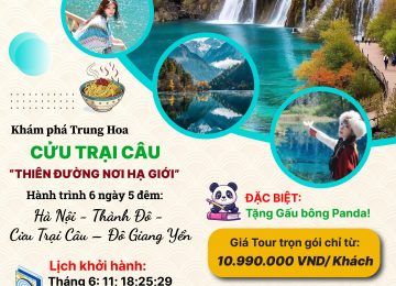 Chiêm ngưỡng Cửu Trại Câu – Thiên đường nơi hạ giới