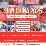 SIGN CHINA – Hội chợ quốc tế hàng đầu ngành biển hiệu, LED & quảng cáo tại Thượng Hải