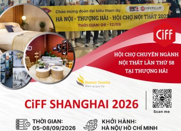 CIFF SHANGHAI 2026 – HỘI CHỢ CHUYÊN NGÀNH NỘI THẤT TẠI THƯỢNG HẢI