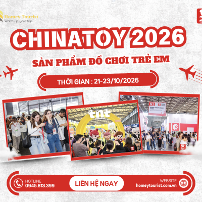 CHINATOY 2026 – TRIỂN LÃM QUỐC TẾ CHUYÊN NGÀNH ĐỒ CHƠI TRẺ EM TẠI TRUNG QUỐC