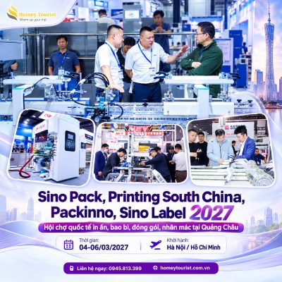 Sino Pack, Printing South China, Packinno, Sino Label 2027 – Hội chợ quốc tế in ấn, bao bì, đóng gói, nhãn mác tại Quảng Châu