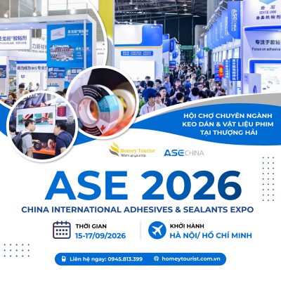 ASE CHINA 2026 – HỘI CHỢ KEO DÍNH, CHẤT KẾT DÍNH & VẬT LIỆU PHIM TẠI THƯỢNG HẢI