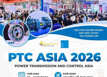 PTC ASIA 2026 – HỘI CHỢ CHUYÊN NGÀNH CƠ KHÍ TẠI THƯỢNG HẢI