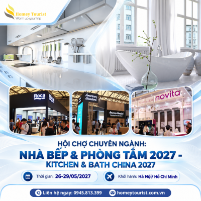 THE KITCHEN & BATH (KBC) 2027 – Hội chợ thiết bị Nhà bếp và Phòng tắm tại Thượng Hải