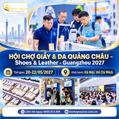 SHOES & LEATHER GUANGZHOU 2027 – HỘI CHỢ GIẦY & DA TẠI QUẢNG CHÂU