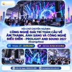Prolight + Sound 2027 (PLSG2027): Hội chợ công nghệ giải trí toàn cầu về ánh sáng, âm thanh, sân khấu, truyền thông + sự kiện (Đường bay)